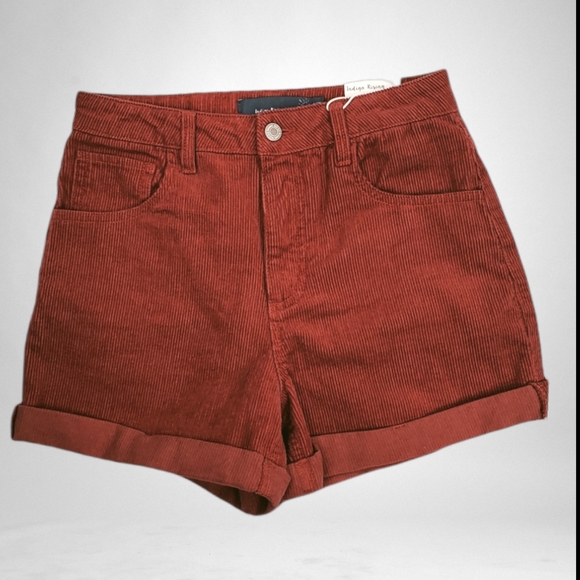 Rusty Red Corduroy Indigo Rising Cuffed Shorts. Multiple sizes! - Picture 6 of 6